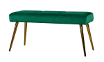 Ławka Mila (nogi skośne złote)