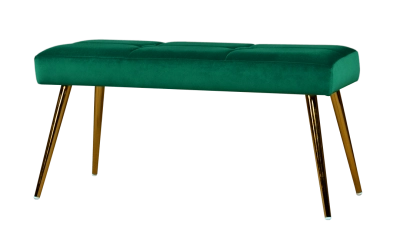 Ławka Mila (nogi skośne złote)